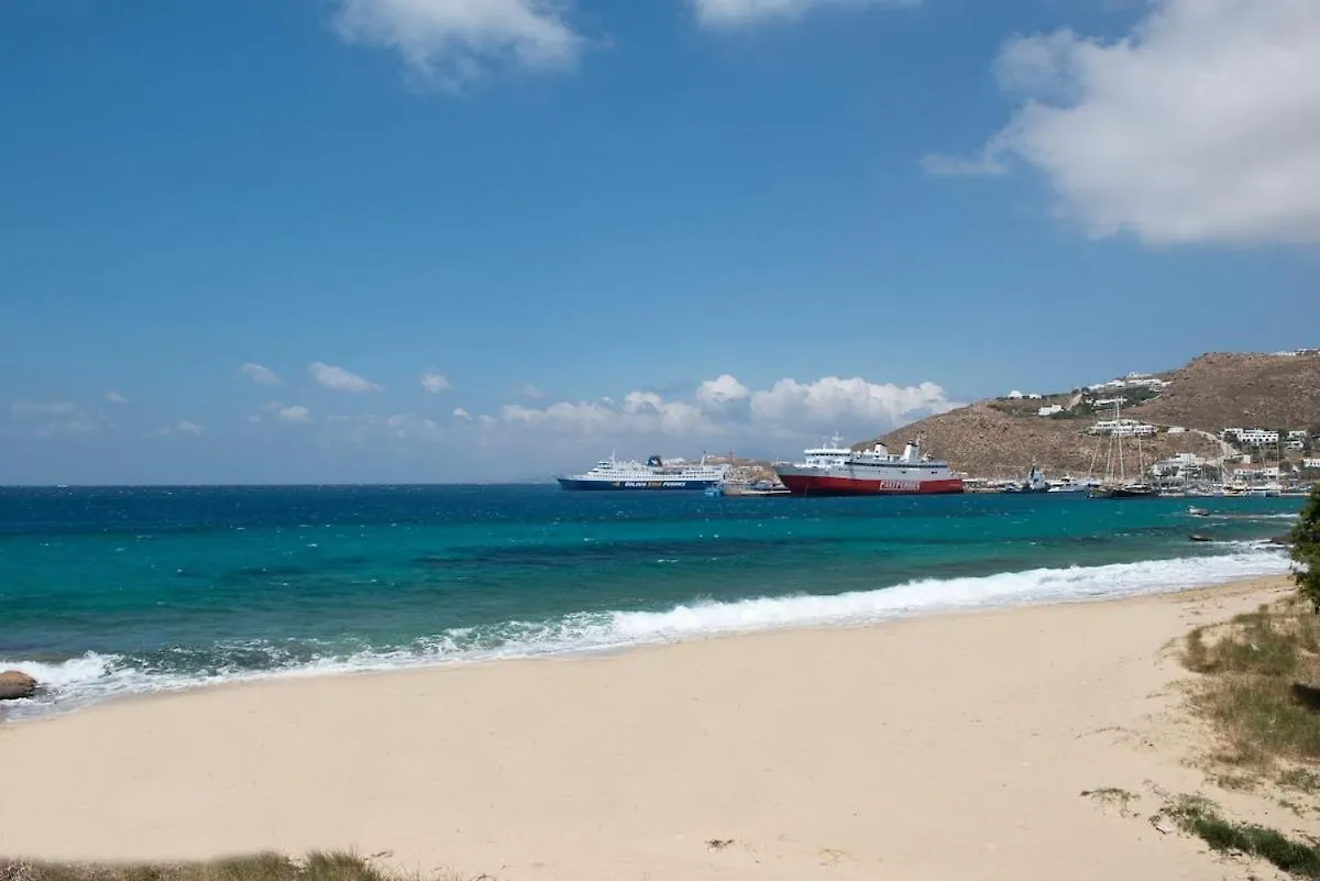 شقة Sunshine Studio Near New Port Of Mykonos Mykonos Town اليونان
